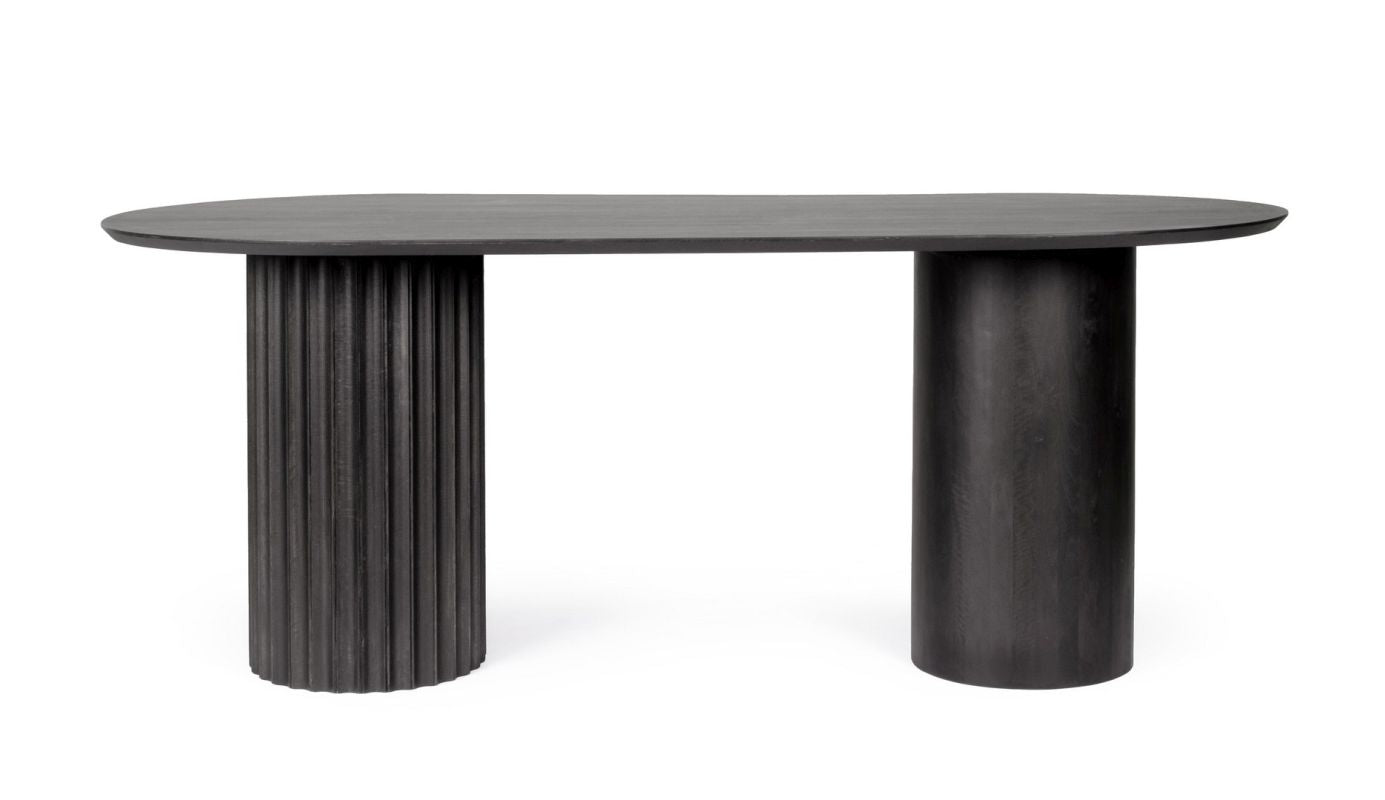 Tavolo ORISSA 200x90 Nero - Bizzotto