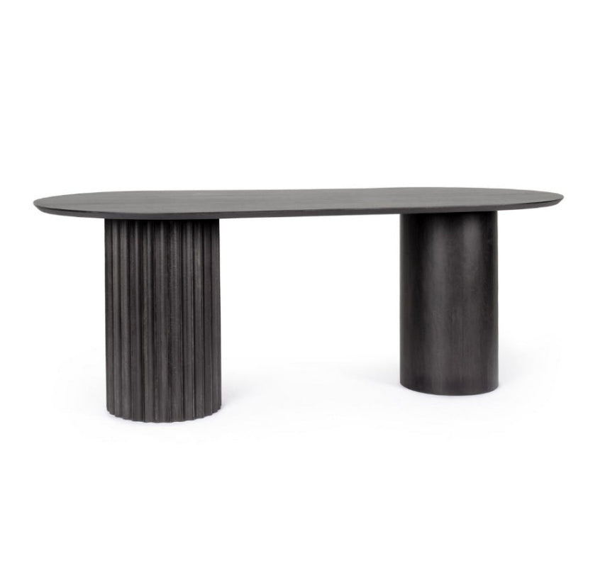 Tavolo ORISSA 200x90 Nero - Bizzotto