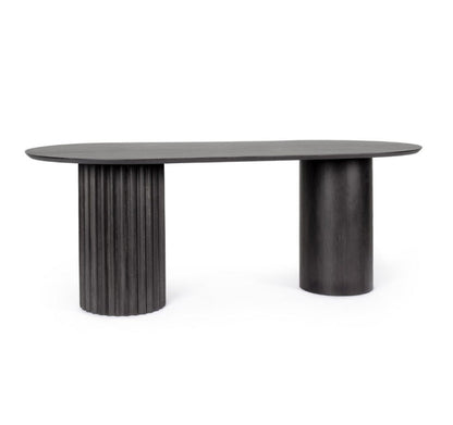Tavolo ORISSA 200x90 Nero - Bizzotto