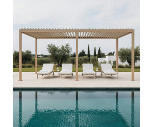 Pergola OCEAN 3.6X6 natural-seta - BIZZOTTO