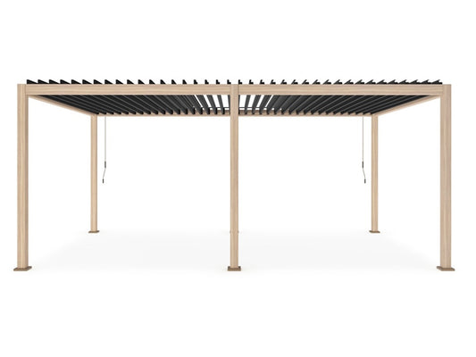 Pergola OCEAN 3.6X6 natural-antracite - BIZZOTTO