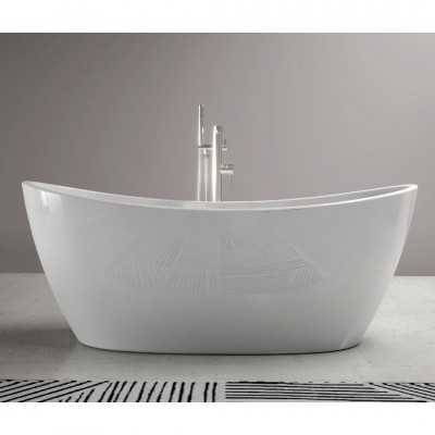 Vasca ZANZIBAR acrylic bianco lucido - LULLABY
