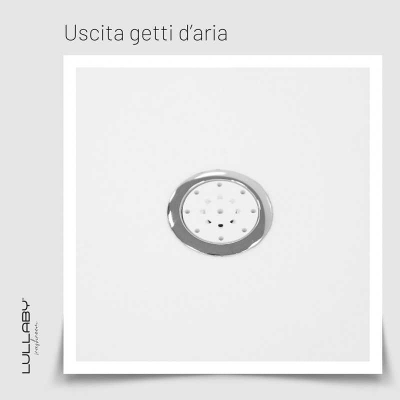 Vasca FIJI AIR 170x80 freestanding idromassaggio luce LED - Lullaby