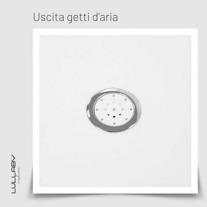 Vasca FIJI AIR 170x80 freestanding idromassaggio luce LED - Lullaby