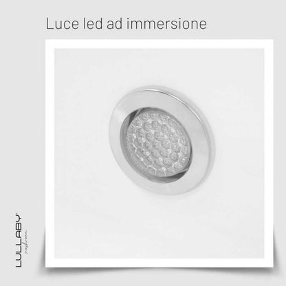 Vasca FIJI AIR 170x80 freestanding idromassaggio luce LED - Lullaby