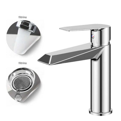 Miscelatore monocomando lavabo DIAMOND cromo/nero/oro - M Rubinetteria
