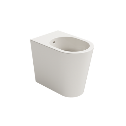 Bidet HIDE ROUND a terra monoforo in ceramica - Ceramica ALICE