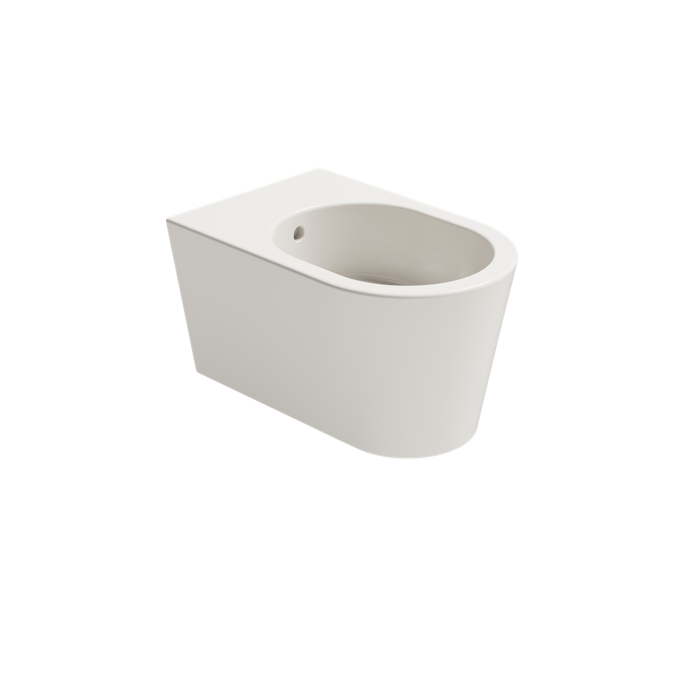 Bidet sospeso HIDE ROUND monoforo in ceramica - Ceramica ALICE