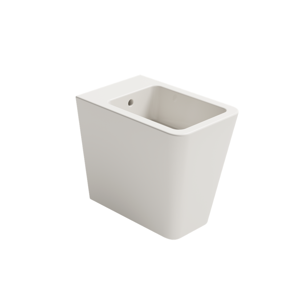 Bidet HIDE SQUARE a terra monoforo in ceramica - Ceramica ALICE
