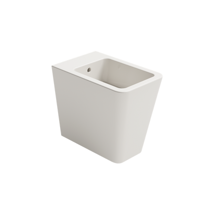 Bidet HIDE SQUARE a terra monoforo in ceramica - Ceramica ALICE