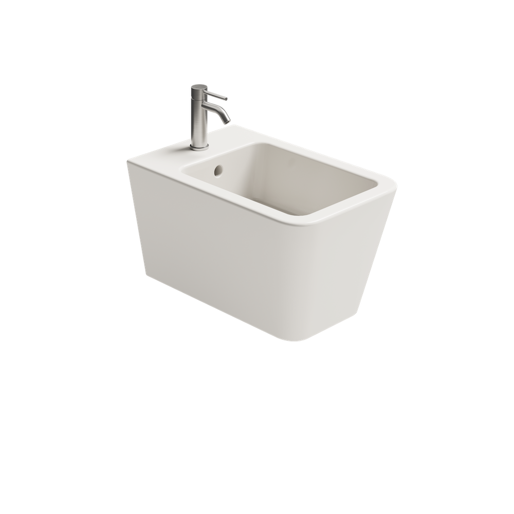 Bidet Sospeso HIDE SQUARE monoforo in ceramica- Ceramica ALICE