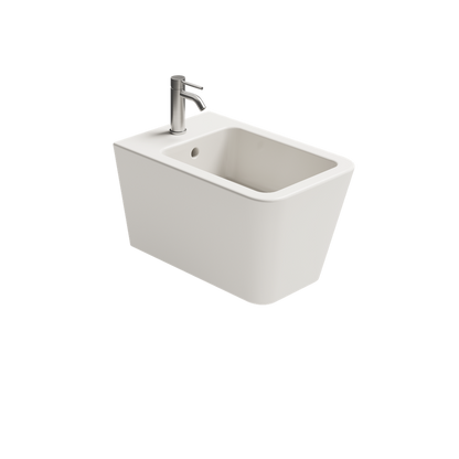 Bidet Sospeso HIDE SQUARE monoforo in ceramica- Ceramica ALICE