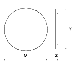 Specchio BRERA round ambient - ETRUSCA