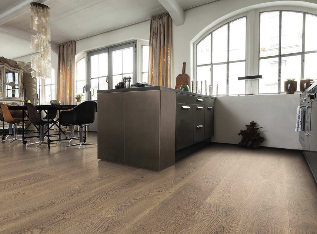 Parquet Plancia Plaza 240 Rovere Grigio Tabacco - Haro