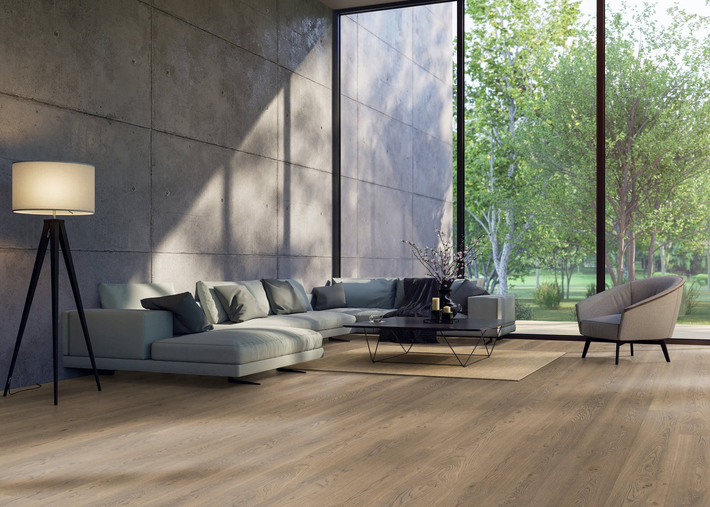 Parquet Plancia Plaza 240 Rovere Grigio Tabacco - Haro