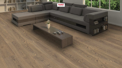 Parquet Plancia Plaza 240 Rovere Grigio Tabacco - Haro