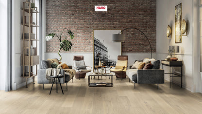 Plancia 180 2B Rovere invisible Markant spazzolato NaturaLin plus - Haro
