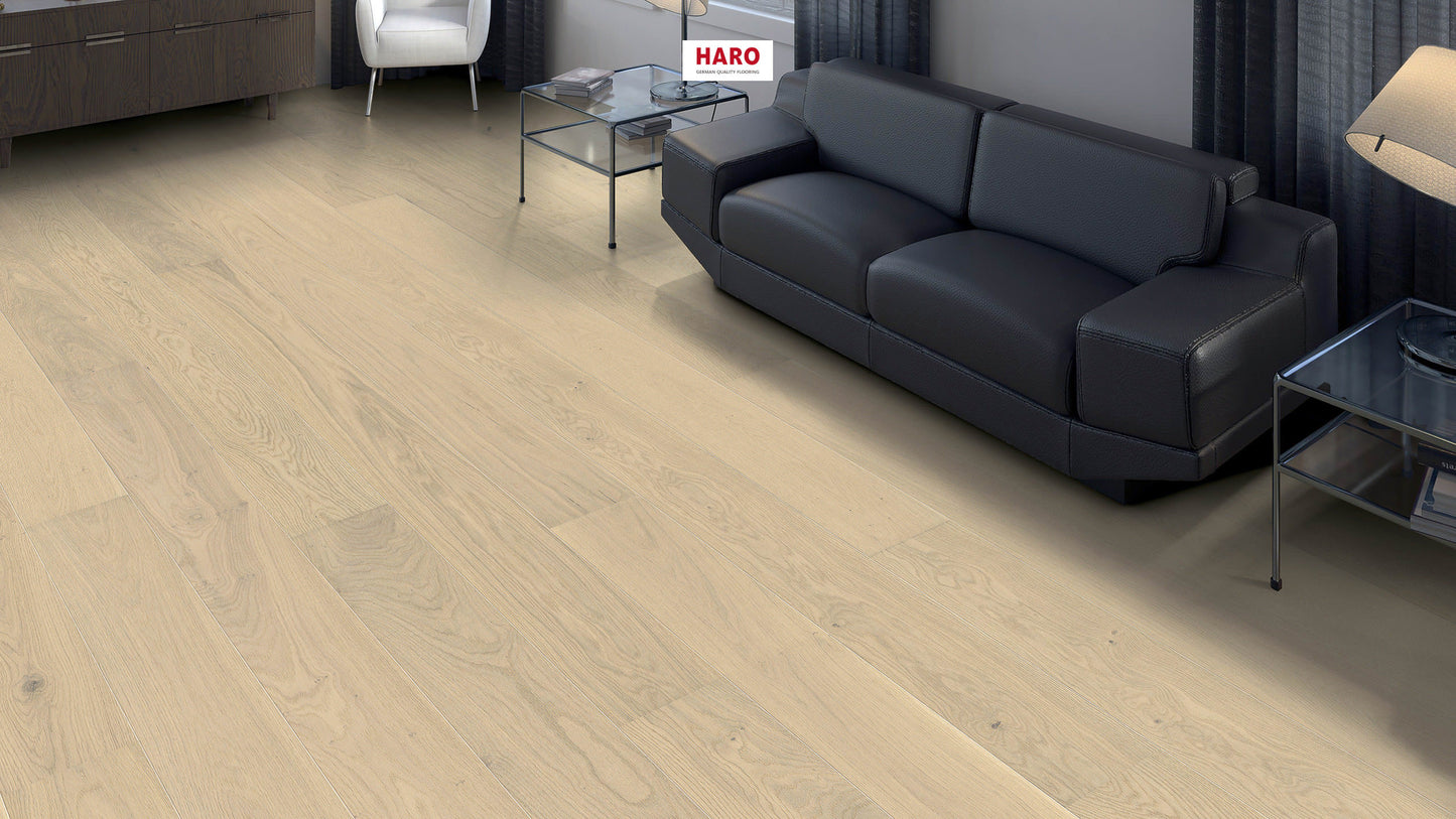 Plancia 180 2B Rovere invisible Markant spazzolato NaturaLin plus - Haro