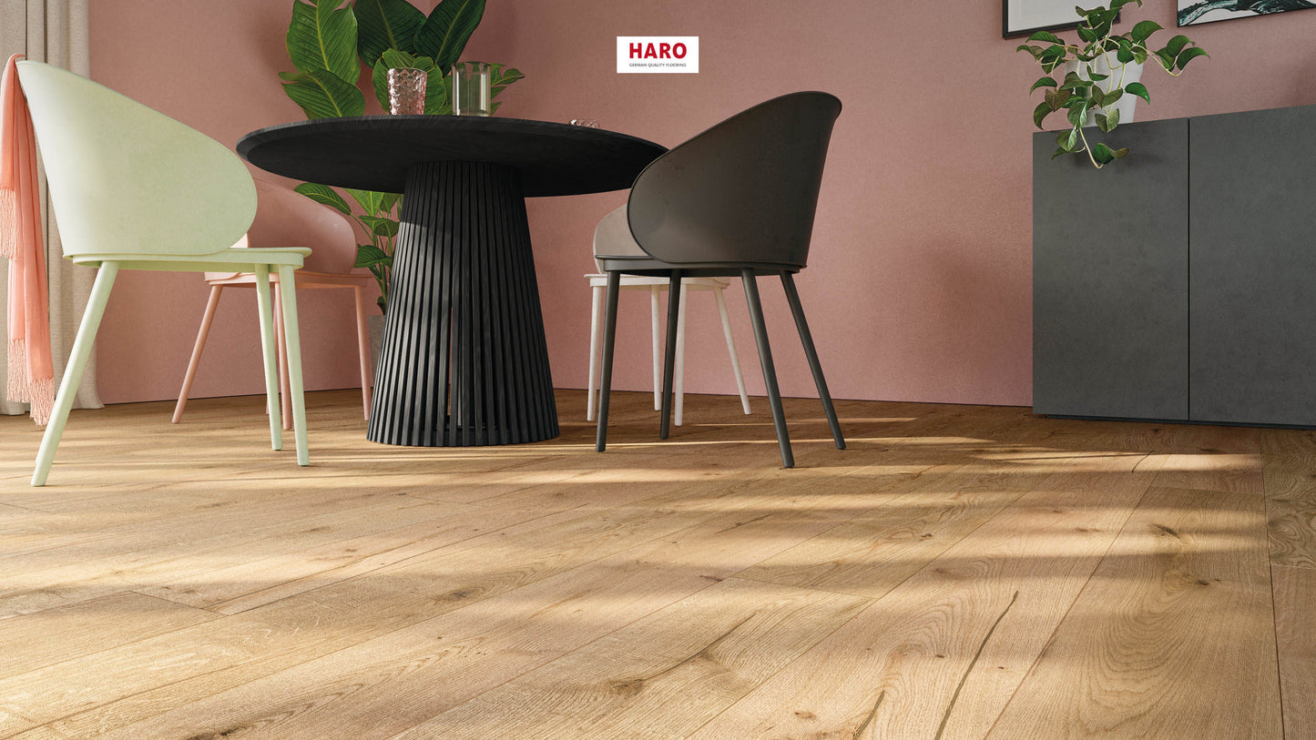 Plancia 180 4B Rovere Chiaro Rustikal spazzolato - Haro