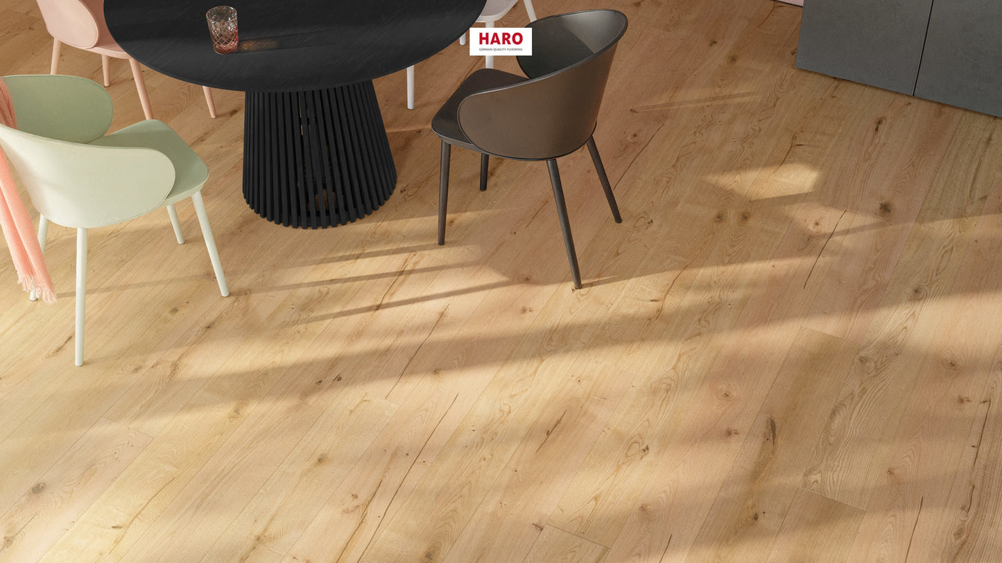 Plancia 180 4B Rovere Chiaro Rustikal spazzolato - Haro