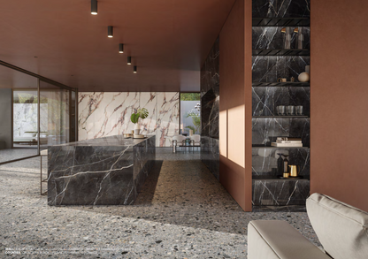 Pavimento Calacatta Pink MARBLE Charm Experience - Ceramica ITALGRANITI