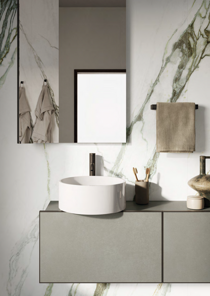 Pavimento Calacatta Green MARBLE Charm Experience - Ceramica ITALGRANITI