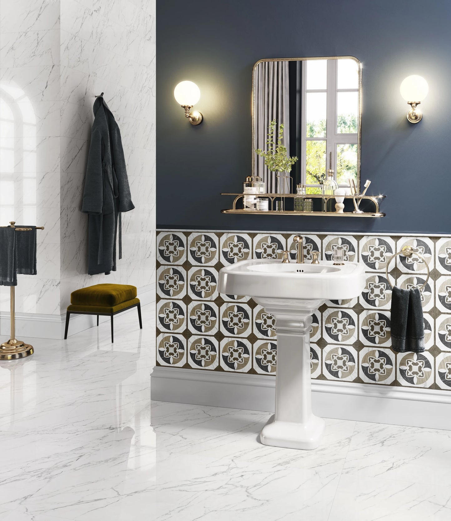 Pavimenti effetto marmo TRUMARMI - Ceramica Sant'Agostino