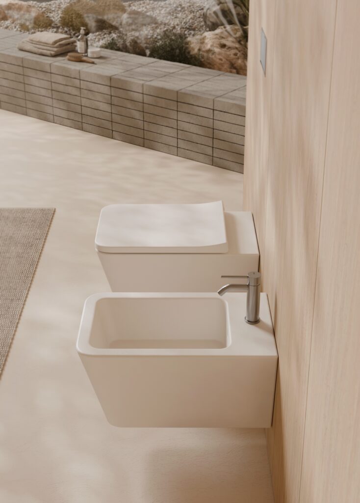 Vaso sospeso HIDE SQUARE in ceramica - Ceramica ALICE