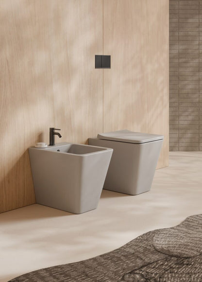 Vaso HIDE SQUARE a terra in ceramica - Ceramica ALICE