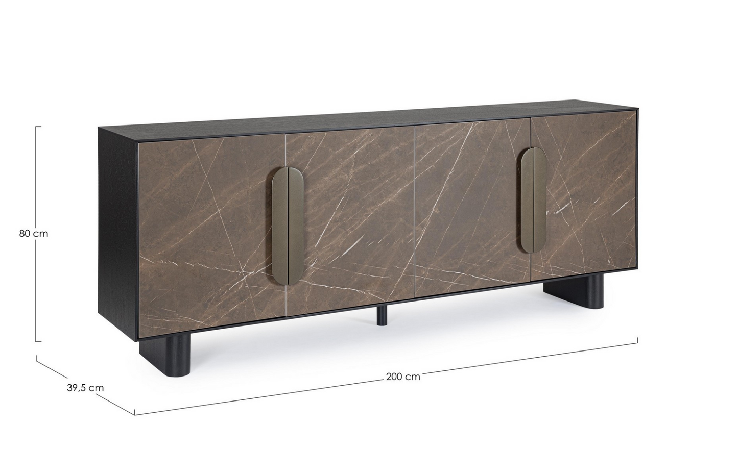 Credenza 4 ante GARRISON - Bizzotto
