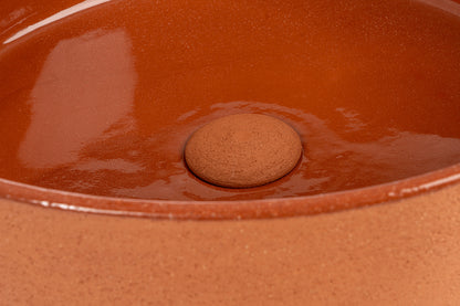 Lavabo in terracotta Index Red Bianco/Nero/Rosso/Verde - Cipì