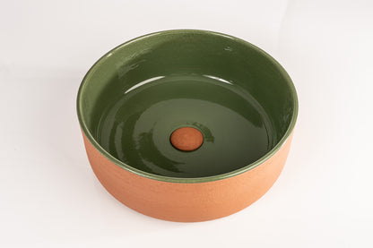 Lavabo in terracotta Index Red Bianco/Nero/Rosso/Verde - Cipì