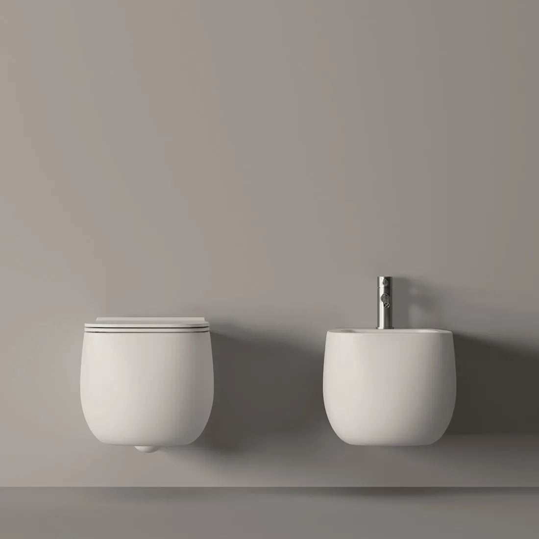 Bidet sospeso NUR monoforo in ceramica - Ceramica ALICE
