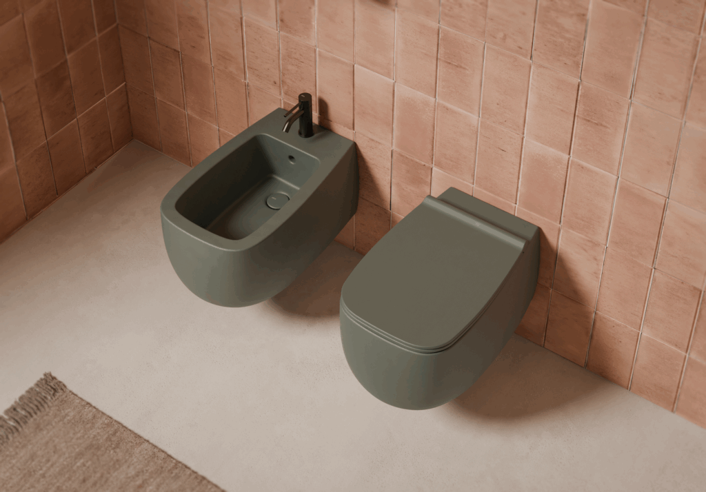 Bidet sospeso NUR monoforo in ceramica - Ceramica ALICE