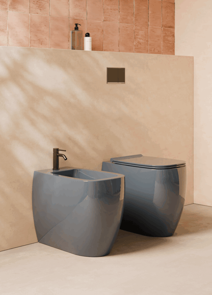 Bidet NUR a terra monoforo in ceramica - Ceramica ALICE