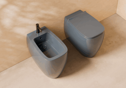 Bidet NUR a terra monoforo in ceramica - Ceramica ALICE