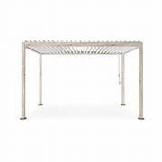 Pergola OCEAN 3.6X6 rustic-bianco - BIZZOTTO