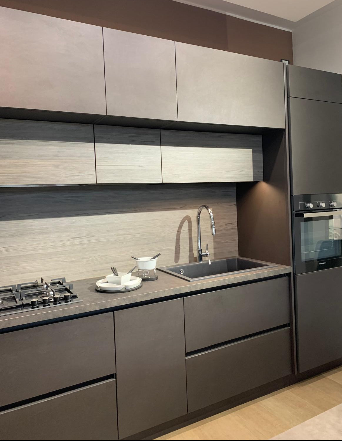 Cucina modello rebel UP DESIGN L355cm P60cm - AR-TRE