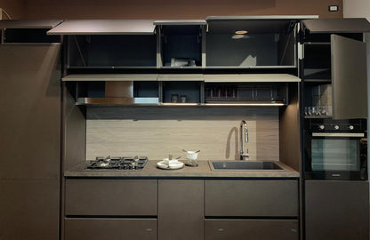Cucina modello rebel UP DESIGN L355cm P60cm - AR-TRE