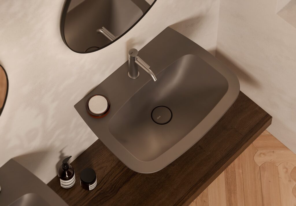 Lavabo WUNDER 60×45 monoforo/no foro - Ceramica ALICE