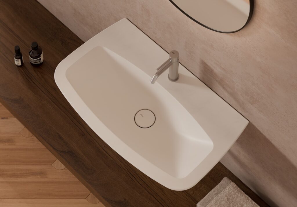 Lavabo WUNDER 75×45 monoforo/no foro - Ceramica ALICE