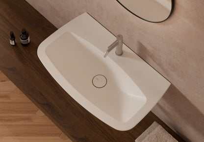 Lavabo WUNDER 75×45 monoforo/no foro - Ceramica ALICE