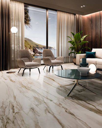 Pavimenti effetto marmo TRUMARMI - Ceramica Sant'Agostino