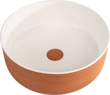 Lavabo in terracotta Index Red Bianco/Nero/Rosso/Verde - Cipì